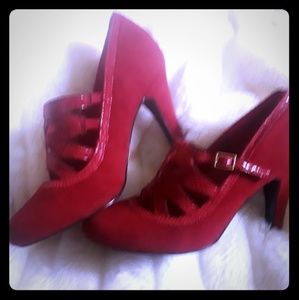 F&F Red Velvet Heels